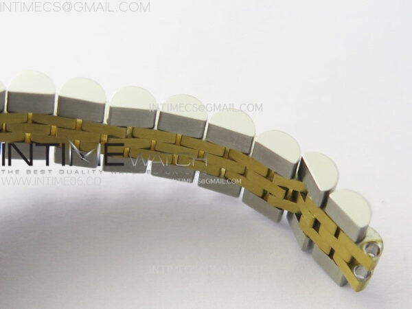 Datejust 28mm 279173 Crystals Bezel SS/YG APSF Best Edition Green Dial Crystals Markers on Jubilee Bracelet NH05 - Image 16