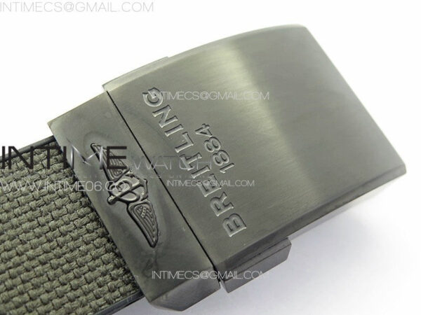 CHRONOMAT 44MM BLACKSTEEL V9F 1:1 SPECIAL EDITION BLACK DIAL ON BLACK RUBBER STRAP - Image 16