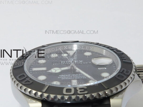 Yacht-Master 42mm 226659 3EF 1:1 Best Edition 3D Black Ceramic Bezel on Black Rubber Strap VS3235 - Image 16