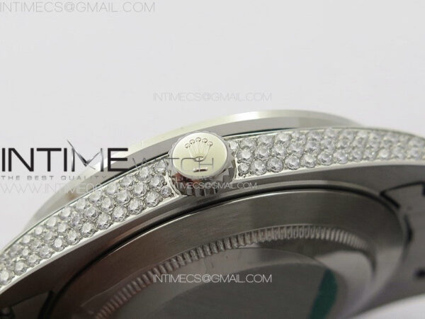 DateJust 41 126300 Full Paved Diamonds Rainbow 904 GSF Best Edition Diamonds Dial Arabic Markers on Jubilee Bracelet VR3235 - Image 16