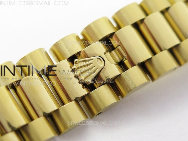 DateJust 31mm 178271 YG APSF Best Edition Black Dial Crystal Markers on President Bracelet A2824 - Image 16