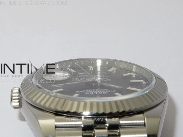 DateJust 41 126334 Clean 1:1 Best Edition 904L Steel Black Stick Dial on Jubilee Bracelet VR3235 - Image 17