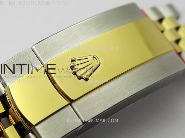 DateJust 36 SS 126233 904L SS/YG VSF 1:1 Best Edition Gray Dial Green Roman Markers on Jubilee Bracelet VS3235 - Image 17