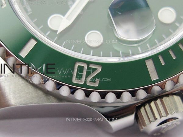 Submariner 116610LV 904L SS Case CF 1:1 Best Edition Green Dial On 904L Bracelet SA3135 - Image 17