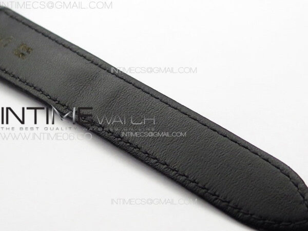 Ballon Bleu 42mm DLC K3F 1:1 Best Edition Black Texture Dial on Black Leather Strap A2824 - Image 17
