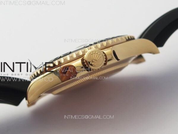 Yacht-Master 126655 RG VSF 1:1 Best Edition Black Ceramic Bezel on Oysterflex Rubber Strap VS3235 - Image 17