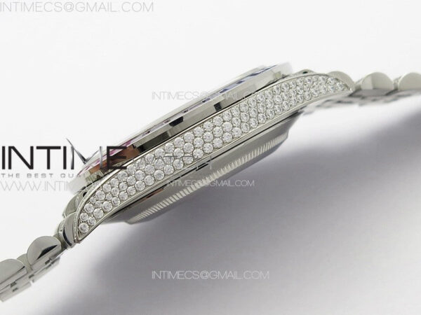 DateJust 41 126300 Full Paved Diamonds Rainbow 904 GSF Best Edition Diamonds Dial Arabic Markers on Jubilee Bracelet VR3235 - Image 17