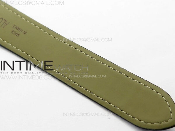 Ballon Bleu 42mm SS K3F 1:1 Best Edition Blue Texture Dial on Blue Leather Strap A2824 - Image 17