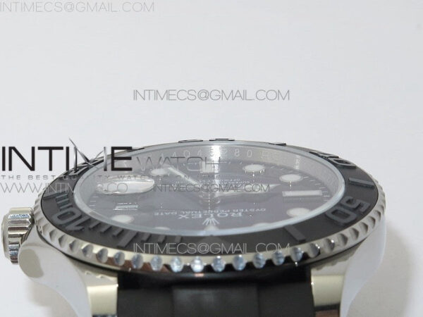 Yacht-Master 42mm 226659 3EF 1:1 Best Edition 3D Black Ceramic Bezel on Black Rubber Strap VS3235 - Image 17