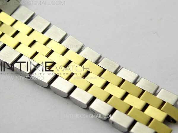 DateJust 36 SS 126233 904L SS/YG VSF 1:1 Best Edition Gold Fluted Dial Diamonds Markers on Jubilee Bracelet VS3235 - Image 18