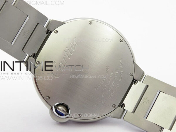 Ballon Bleu 42mm SS K3F 1:1 Best Edition Black Texture Dial on SS Bracelet A2824 - Image 18