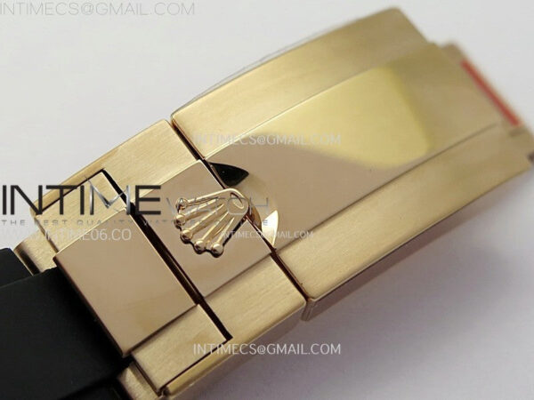 Blacken Daytona RG Rainbow Bezel GETF Best Edition Skeleton Dial on Rubber Strap SA4130 - Image 18