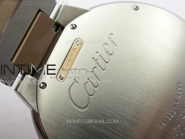 Ballon Bleu 42mm SS/RG K3F 1:1 Best Edition White Texture Dial on SS Bracelet A2824 - Image 18