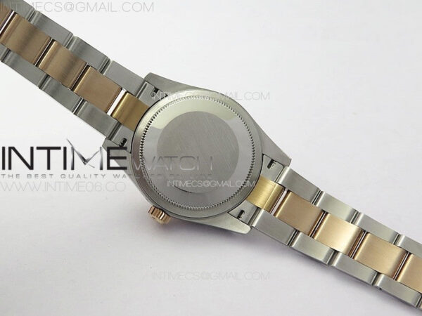 DateJust 31mm 278274 904L SS/RG Crystals Bezel GMF Best Edition Silver Flowers Crystals Dial on 904L SS/RG Oyster Bracelet A2824 - Image 19