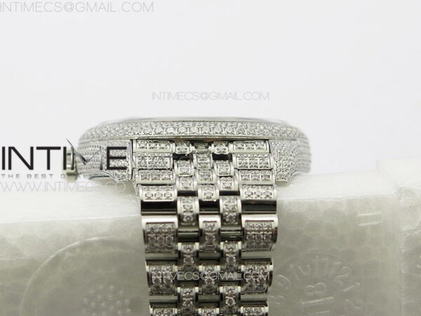 DateJust 41 126334 Full Paved Diamonds BP Best Edition Diamonds Dial Stick Markers on Jubilee Bracelet A2824 - Image 20