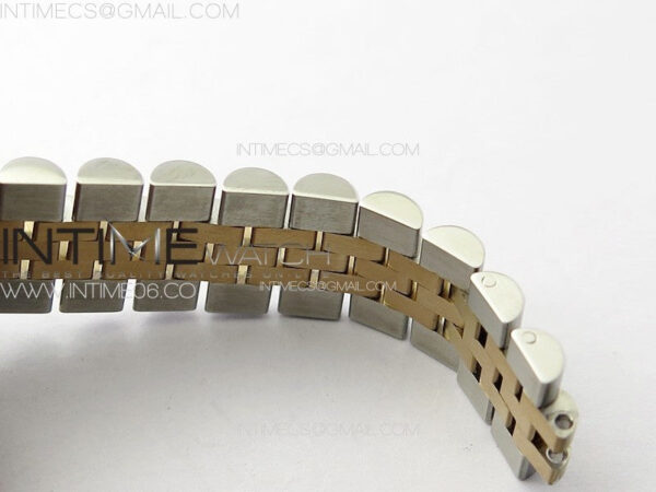 DateJust 31mm 278274 904L SS/RG Crystals Bezel GMF Best Edition Silver Flowers Crystals Dial on 904L SS/RG Jubilee Bracelet A2824 - Image 19