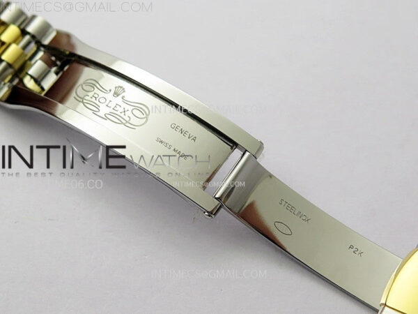 DateJust 36 SS 126233 904L SS/YG VSF 1:1 Best Edition Gray Dial Green Roman Markers on Jubilee Bracelet VS3235 - Image 19