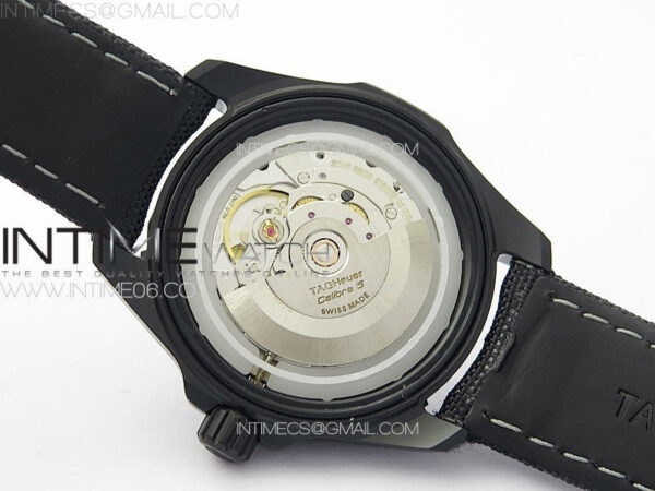 Aquaracer Calibre 5 PVD 41mm TARF 1:1 Best Edition Carbon/RG Dial on Black Nylon Strap SW200 - Image 19