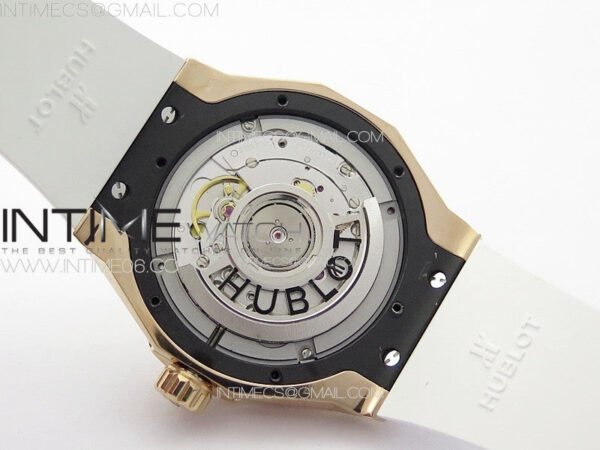 Classic Fusion Orlinski RG APSF 1:1 Best Edtion White Faceted Dial on White Rubber Strap A2892 - Image 19