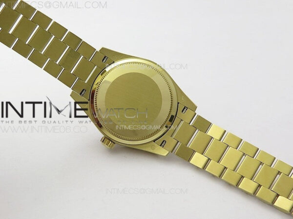 DateJust 31mm 278274 YG GMF Best Edition Green Flowers Crystals Dial on YG President Bracelet A2824 - Image 20