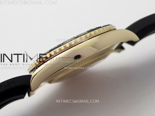 Yacht-Master 126655 Weight RG/Tungsten Gold ARF 1:1 Best Edition Black Ceramic Bezel on Oysterflex Rubber Strap VS3235 - Image 20