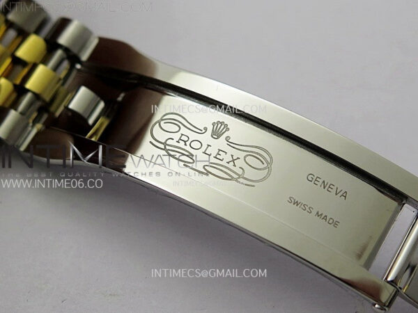 DateJust 36 SS 126233 904L SS/YG VSF 1:1 Best Edition Gray Dial Green Roman Markers on Jubilee Bracelet VS3235 - Image 20