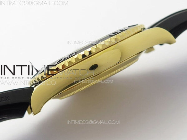 Yacht-Master 126658 YG VSF 1:1 Best Edition Black Ceramic Bezel on Oysterflex Strap VS3235 - Image 20