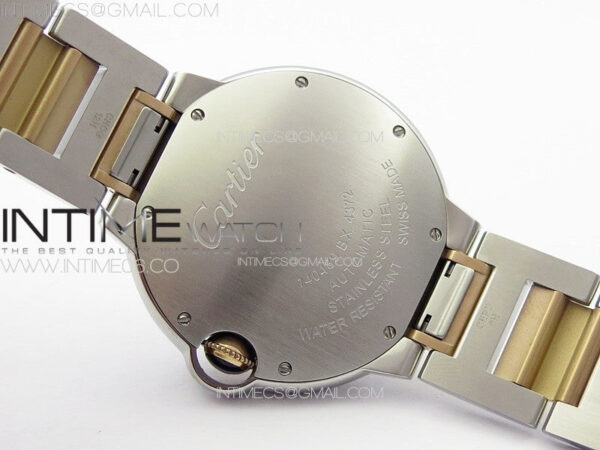 Ballon Bleu 36mm SS/RG K3F 1:1 Best Edition White MOP Dial on SS Bracelet A076 - Image 20