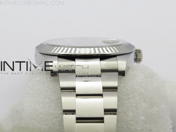 DateJust 41 126334 Clean 1:1 Best Edition 904L Steel Gray Stick Dial on Oyster Bracelet VR3235 - Image 20