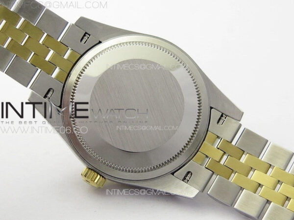 DateJust 31mm 278274 904L SS/YG Crystals Bezel GMF Best Edition Green Flowers Crystals Dial on 904L SS/YG Jubilee Bracelet A2824 - Image 22