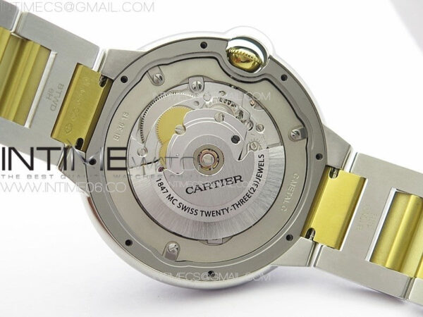 Ballon Bleu 42mm SS/YG K3F 1:1 Best Edition White Texture Dial on SS Bracelet A2824 - Image 21