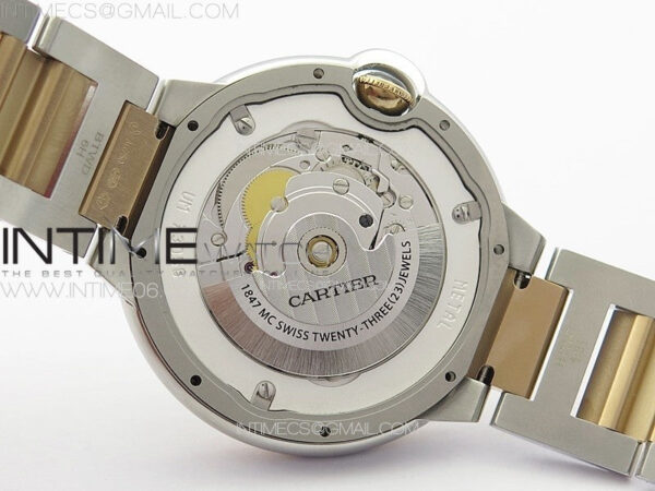 Ballon Bleu 42mm SS/RG K3F 1:1 Best Edition White Texture Dial on SS Bracelet A2824 - Image 21