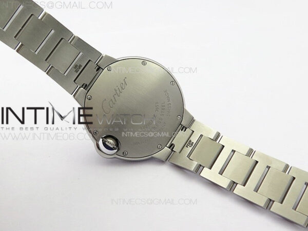 Ballon Bleu 33mm SS V20F 1:1 Best Edition White Textured Dial on SS Bracelet Gen Cal.157 Quartz - Image 21