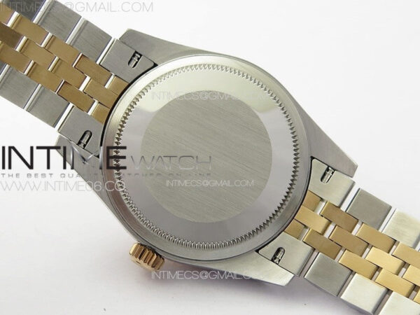 DateJust 31mm 278274 904L SS/RG Crystals Bezel GMF Best Edition Silver Flowers Crystals Dial on 904L SS/RG Jubilee Bracelet A2824 - Image 20