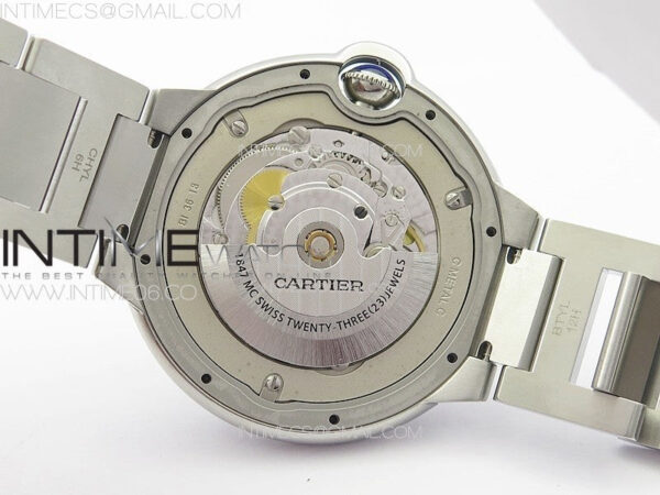 Ballon Bleu 42mm SS K3F 1:1 Best Edition Black Texture Dial on SS Bracelet A2824 - Image 21