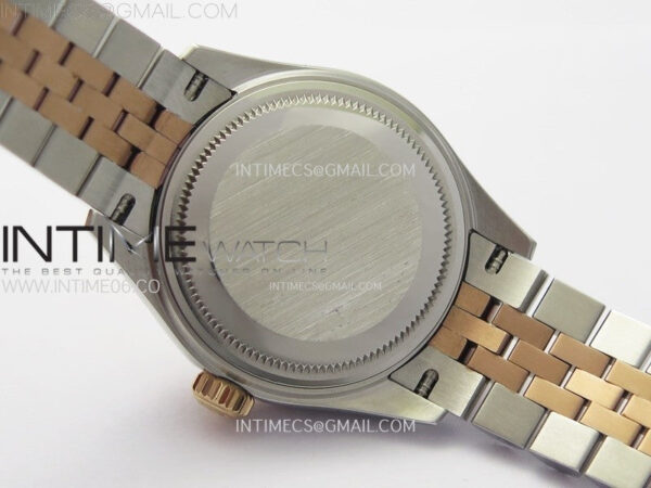Datejust 28mm 279171 Smooth Bezel SS/RG APSF Best Edition Gray Dial Roman Markers on SS Jubilee Bracelet NH05 - Image 22
