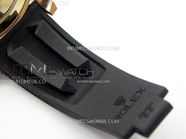 Yacht-Master 126655 Weight RG/Tungsten Gold ARF 1:1 Best Edition Black Ceramic Bezel on Oysterflex Rubber Strap VS3235 - Image 22