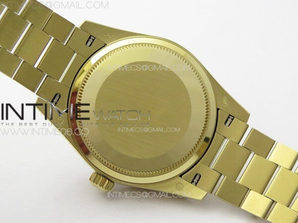 DateJust 31mm 278274 YG Crystals Bezel GMF Best Edition Green Flowers Crystals Dial on YG President Bracelet A2824 - Image 21