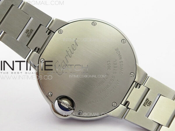 Ballon Bleu 33mm SS V20F 1:1 Best Edition White Textured Dial on SS Bracelet Gen Cal.157 Quartz - Image 22