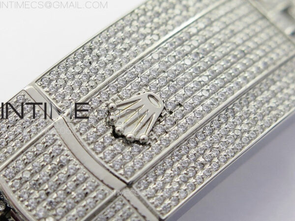 DateJust 41 126300 Full Paved Diamonds Rainbow 904 GSF Best Edition Diamonds Dial Arabic Markers on Jubilee Bracelet VR3235 - Image 24