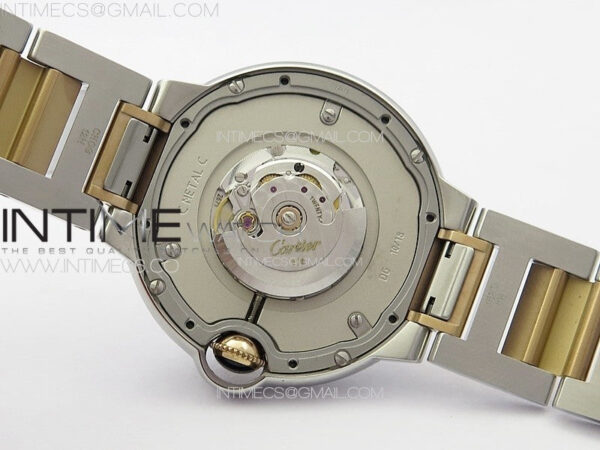 Ballon Bleu 36mm SS/RG K3F 1:1 Best Edition White MOP Dial on SS Bracelet A076 - Image 24