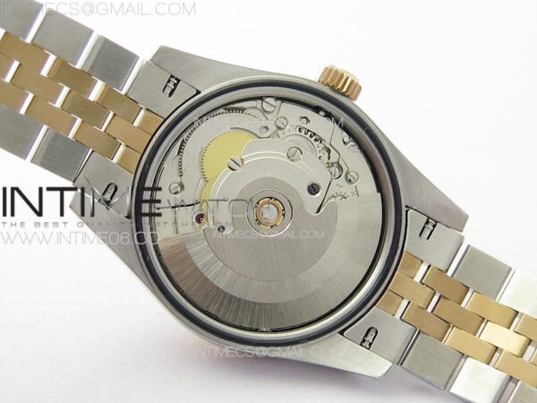 DateJust 31mm 278274 904L SS/RG Crystals Bezel GMF Best Edition Silver Flowers Crystals Dial on 904L SS/RG Jubilee Bracelet A2824 - Image 24