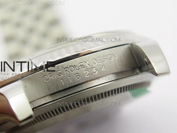 DateJust 36 116234 SS V2 904L ARF 1:1 Best Edition Black Dial Roman Markers on 904L SS Jubilee Bracelet SH3135 - Image 24