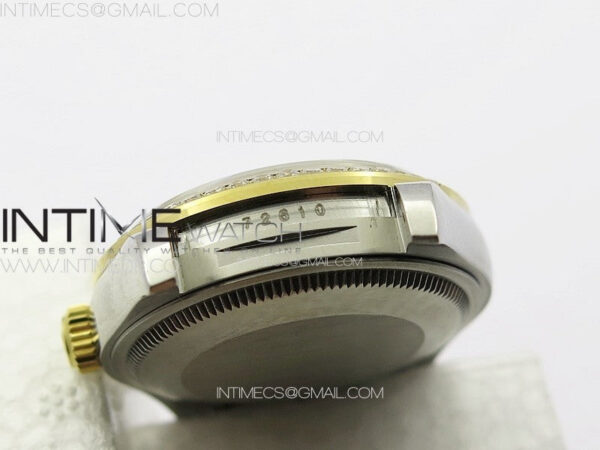 DateJust 31mm 72610 Crystals Bezel SS/YG APSF Best Edition Blue Flowers Crystals Dial on Oyster Bracelet A2824 - Image 25