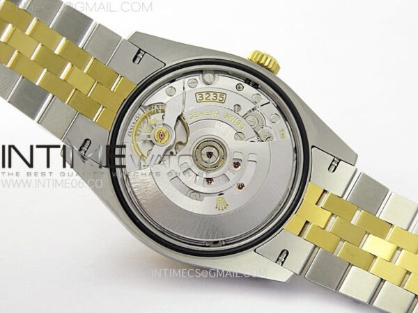DateJust 36 SS 126233 904L SS/YG VSF 1:1 Best Edition Gold Fluted Dial Diamonds Markers on Jubilee Bracelet VS3235 - Image 25