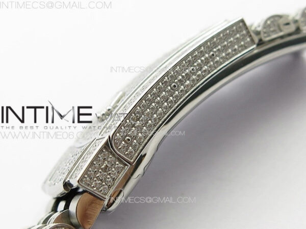 DateJust 41 126334 Full Paved Diamonds BP Best Edition Green Dial Sticks Markers on Jubilee Bracelet A2824 - Image 26
