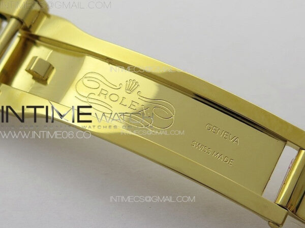 Yacht-Master 126655 YG 3EF 1:1 Best Edition 3D Black Ceramic Bezel on Black Rubber Strap VR3235 - Image 26