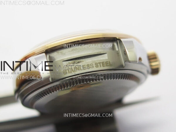 Datejust 28mm 279171 Smooth Bezel SS/RG APSF Best Edition Gray Dial Roman Markers on SS Jubilee Bracelet NH05 - Image 27