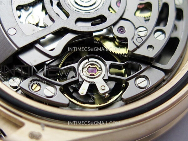 Blacken Daytona RG Rainbow Bezel GETF Best Edition Skeleton Dial on Rubber Strap SA4130 - Image 27