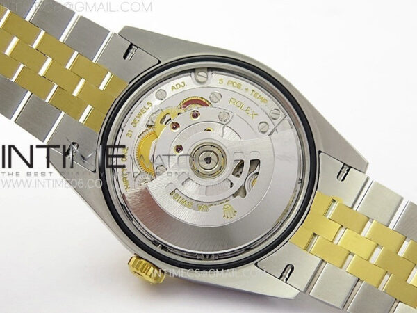 DateJust 36 SS 126233 904L SS/YG VSF 1:1 Best Edition Gray Dial Green Roman Markers on Jubilee Bracelet VS3235 - Image 27